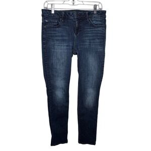 Lucky Brand Lolita Skinny Jeans Size 8/29 Regular Dark Wash Curvy Mid Rise Denim